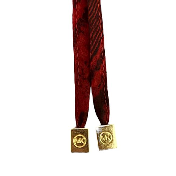 Michael Kors Red Long Sleeve Peasant Blouse Shirt Size Small - Picture 3 of 5